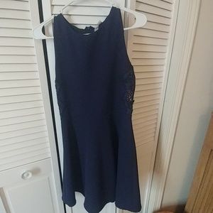 Dark blue dress